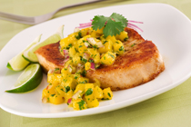 Grilled Swordfish with Pineapple Salsa Recipe