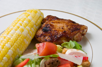 Baked Fried Chicken and Corn Recipe