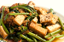 Spicy Asian Tofu with String Beans Recipe